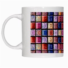 B 8 White Mugs by ArtworkByPatrick