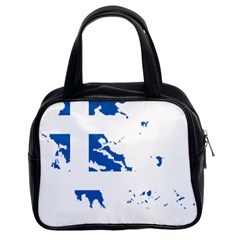 Greece Country Europe Flag Borders Classic Handbag (two Sides) by Sapixe