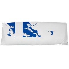 Greece Country Europe Flag Borders Body Pillow Case Dakimakura (two Sides) by Sapixe