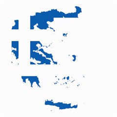 Greece Country Europe Flag Borders Small Garden Flag (two Sides) by Sapixe