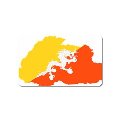 Borders Country Flag Geography Map Magnet (name Card) by Sapixe