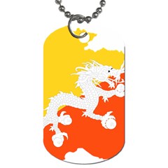 Borders Country Flag Geography Map Dog Tag (two Sides) by Sapixe