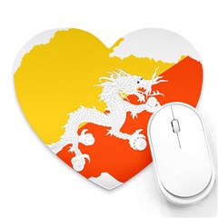 Borders Country Flag Geography Map Heart Mousepads by Sapixe