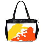 Borders Country Flag Geography Map Oversize Office Handbag (2 Sides) Front