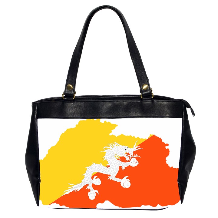 Borders Country Flag Geography Map Oversize Office Handbag (2 Sides)