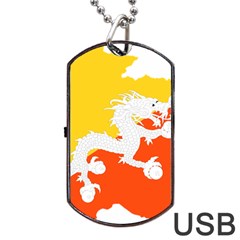 Borders Country Flag Geography Map Dog Tag Usb Flash (one Side) by Sapixe