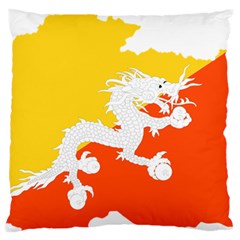 Borders Country Flag Geography Map Large Flano Cushion Case (two Sides) by Sapixe