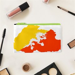 Borders Country Flag Geography Map Cosmetic Bag (xs) by Sapixe