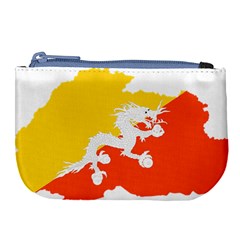 Borders Country Flag Geography Map Large Coin Purse by Sapixe