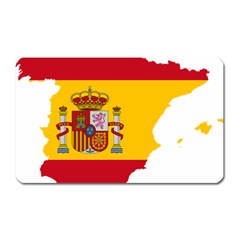 Spain Country Europe Flag Borders Magnet (rectangular) by Sapixe