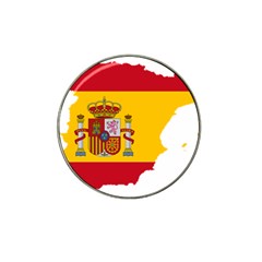 Spain Country Europe Flag Borders Hat Clip Ball Marker (4 Pack) by Sapixe