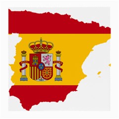 Spain Country Europe Flag Borders Medium Glasses Cloth (2 Sides) by Sapixe