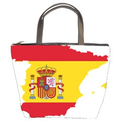 Spain Country Europe Flag Borders Bucket Bag by Sapixe