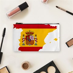 Spain Country Europe Flag Borders Cosmetic Bag (small) by Sapixe