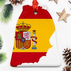 Spain Country Europe Flag Borders Ornament (bell) by Sapixe