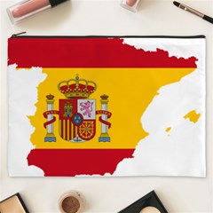 Spain Country Europe Flag Borders Cosmetic Bag (xxxl) by Sapixe