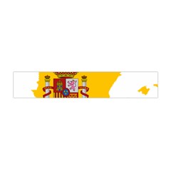 Spain Country Europe Flag Borders Flano Scarf (mini) by Sapixe