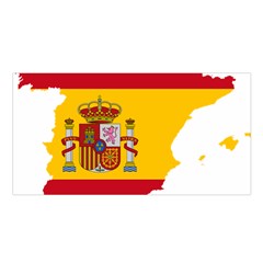 Spain Country Europe Flag Borders Satin Shawl by Sapixe