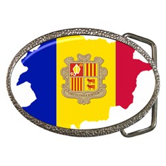 Andorra Country Europe Flag Belt Buckles by Sapixe