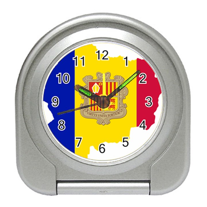 Andorra Country Europe Flag Travel Alarm Clock