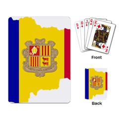 Andorra Country Europe Flag Playing Cards Single Design (rectangle) by Sapixe