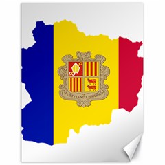 Andorra Country Europe Flag Canvas 18  X 24  by Sapixe