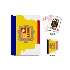 Andorra Country Europe Flag Playing Cards Single Design (mini) by Sapixe