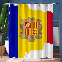 Andorra Country Europe Flag Shower Curtain 60  X 72  (medium)  by Sapixe