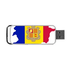 Andorra Country Europe Flag Portable Usb Flash (one Side) by Sapixe