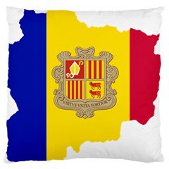 Andorra Country Europe Flag Standard Flano Cushion Case (two Sides) by Sapixe