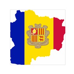 Andorra Country Europe Flag Small Satin Scarf (square) by Sapixe