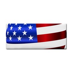 America Usa United States Flag Hand Towel by Sapixe