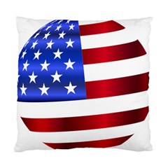 America Usa United States Flag Standard Cushion Case (two Sides) by Sapixe