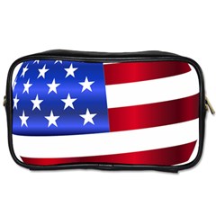 America Usa United States Flag Toiletries Bag (two Sides) by Sapixe