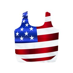 America Usa United States Flag Full Print Recycle Bag (s) by Sapixe