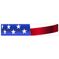 America Usa United States Flag Small Flano Scarf by Sapixe