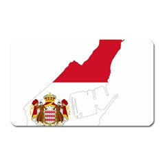 Monaco Country Europe Flag Borders Magnet (rectangular) by Sapixe