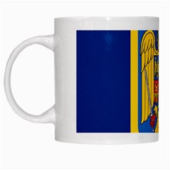 Romania Country Europe Flag White Mugs by Sapixe