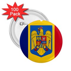 Romania Country Europe Flag 2 25  Buttons (100 Pack)  by Sapixe