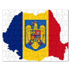 Romania Country Europe Flag Rectangular Jigsaw Puzzl by Sapixe