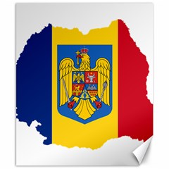 Romania Country Europe Flag Canvas 8  X 10  by Sapixe