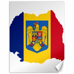 Romania Country Europe Flag Canvas 12  X 16  by Sapixe