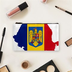 Romania Country Europe Flag Cosmetic Bag (small) by Sapixe