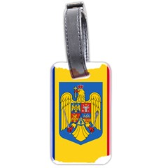 Romania Country Europe Flag Luggage Tag (two Sides) by Sapixe