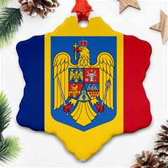 Romania Country Europe Flag Ornament (snowflake) by Sapixe