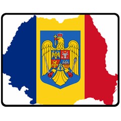 Romania Country Europe Flag Double Sided Fleece Blanket (medium)  by Sapixe