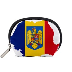 Romania Country Europe Flag Accessory Pouch (small) by Sapixe