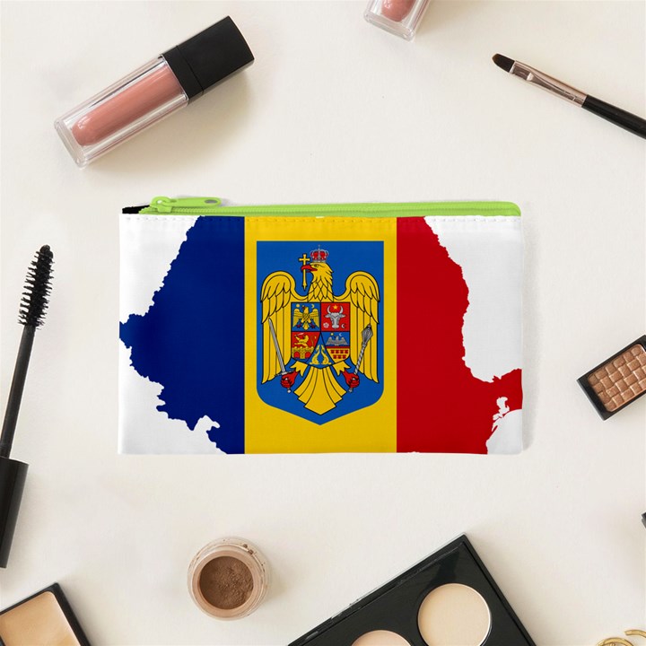 Romania Country Europe Flag Cosmetic Bag (XS)