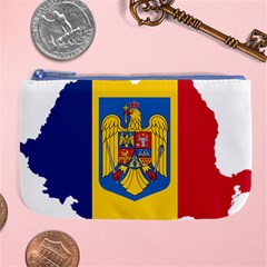 Romania Country Europe Flag Large Coin Purse by Sapixe