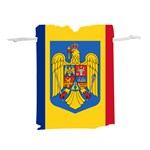 Romania Country Europe Flag Lightweight Drawstring Pouch (M) Front